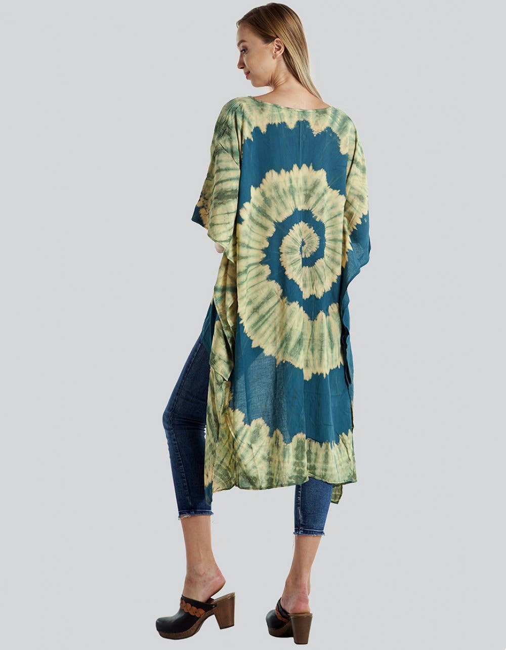 Kathmandu Imports - Vendita all'ingrosso Top in maglia - Donna - Top a spirale tie-dye (TH-1346)2