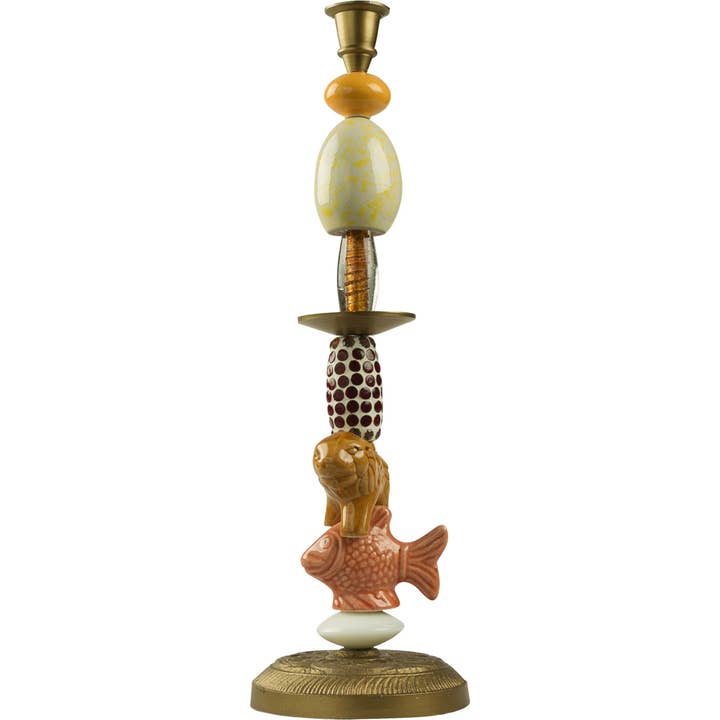 Miho - Artisan-crafted candlestick - The King for wholesale by Miho Unexpected Things