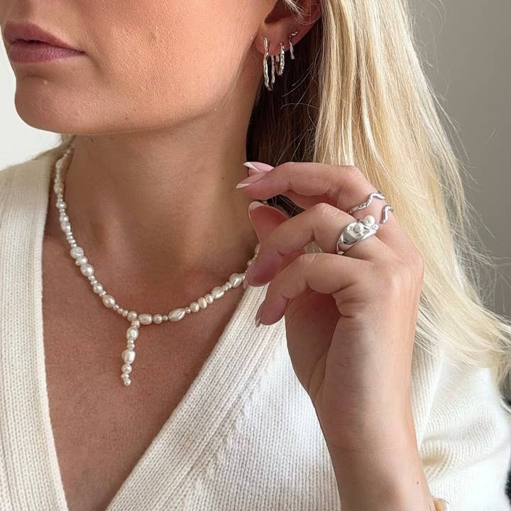 Nava Copenhagen - Wholesale Hoop Earrings - Thalassa Earrings - Silver1