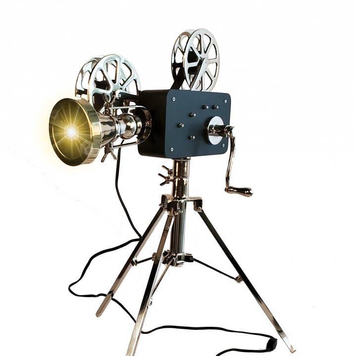 HomeRoots - Wholesale Decorative Tabletop Object - Movie Projector Aluminum Model0