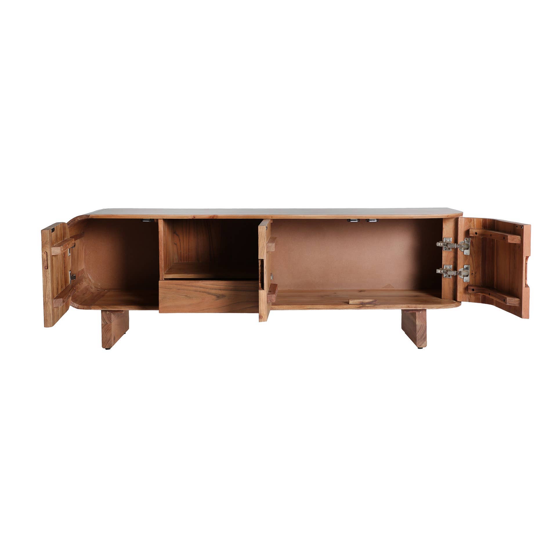 Kodu Home Design - Wholesale Console Table - Acacia Wood TV Cabinet in Brown Color, 150x40x51cm1