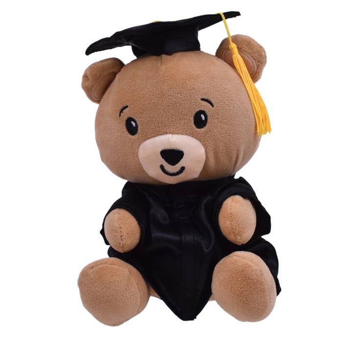 Soft Stuff Creations, Inc. - Wholesale Stuffed/Plush Toy - Kids & Baby - 8" Light Brown Grad Bear Plush