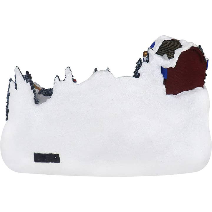 Top Treasures - Wholesale Christmas Decoration - Ski Resort with Moving Skiers3