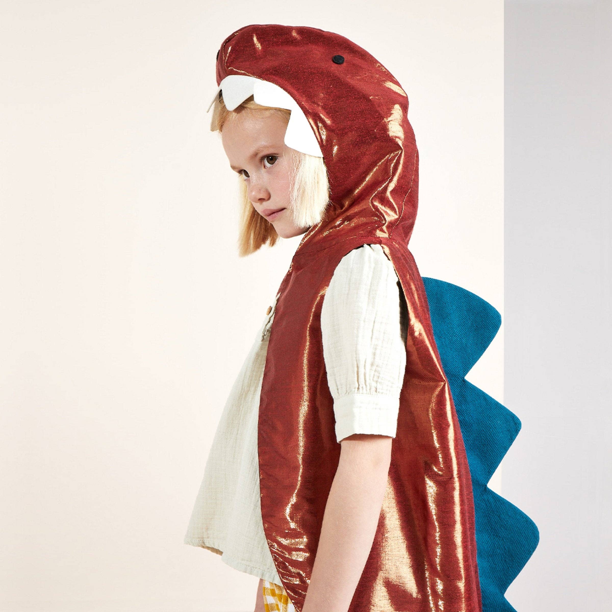 Meri Meri – Großhandel Kostüm – Kinder – Dinosaurier-Kostüm mit Kapuze und Rückenzacken4