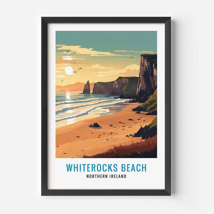 Whiterocks Beach Print A4 för wholesale av Breeze & Bubbles