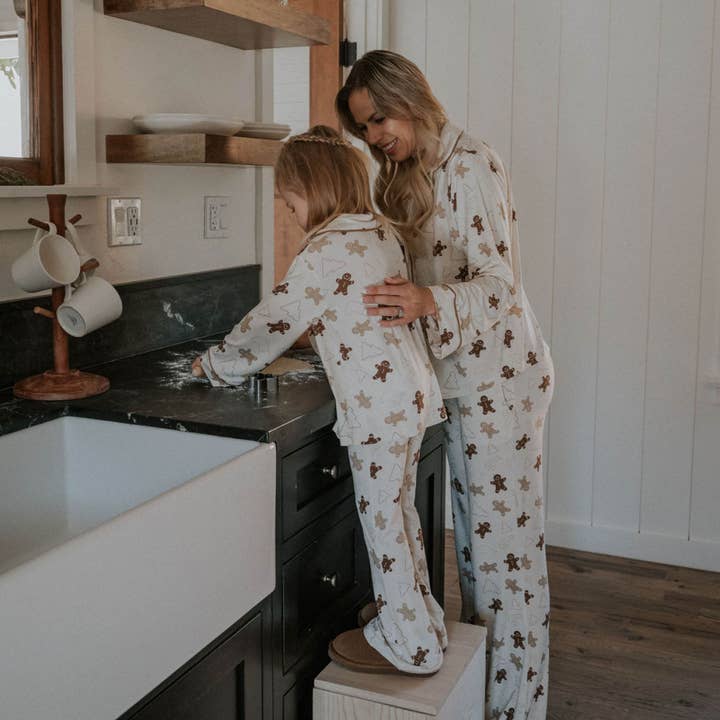 Everyday Leisure - Wholesale Sleepwear Set - Women's - Gingerbread | Women's Bamboo Flare Set