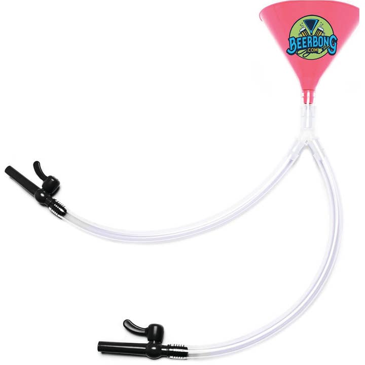 BeerBong .com - Wholesale Beer/Wine Caddy - Double Beer Funnel