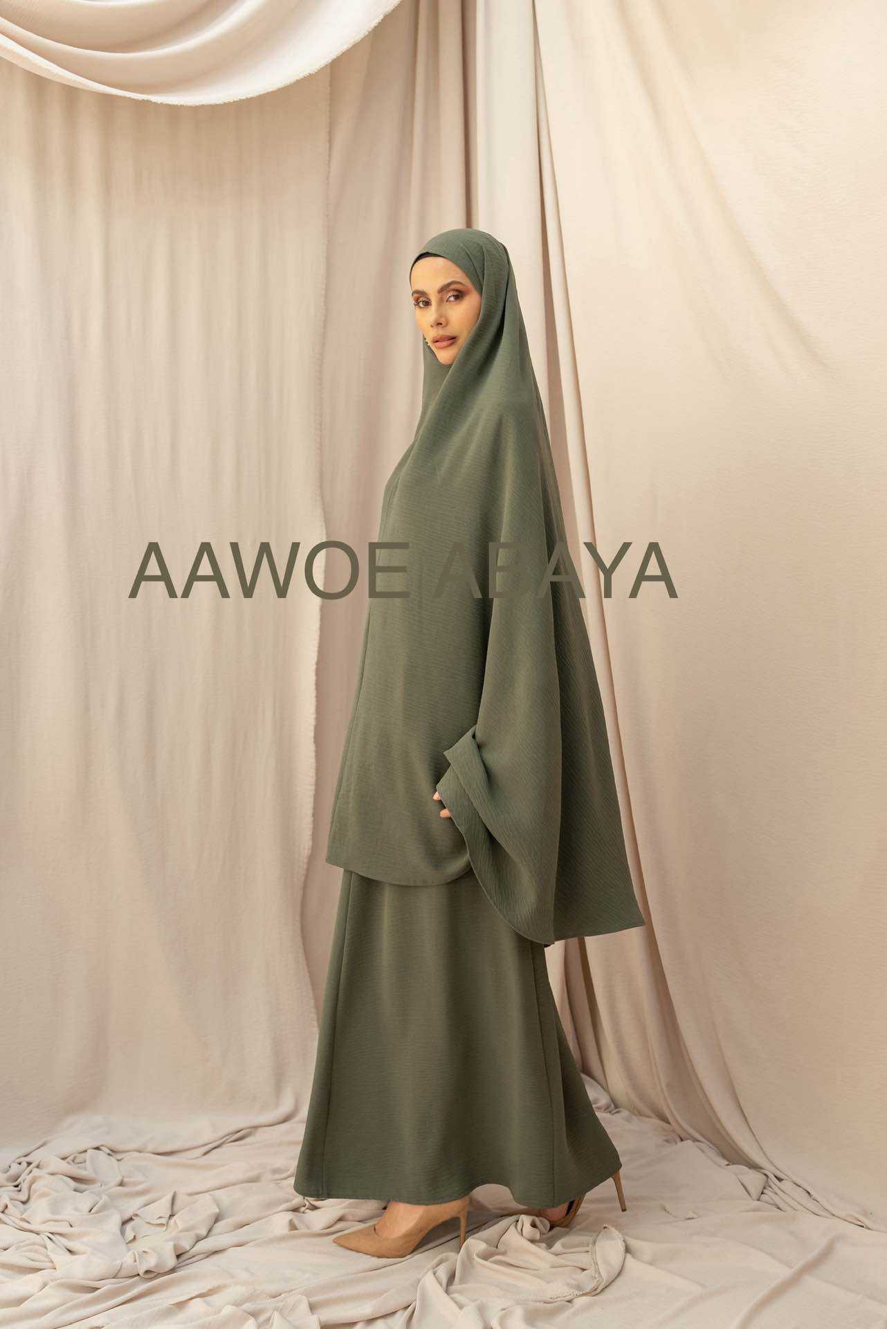 Aawoe Abaya - Wholesale Tops Set - Women's - Jilbab Janne Ready-to-Wear Elegant - 2801-SET60