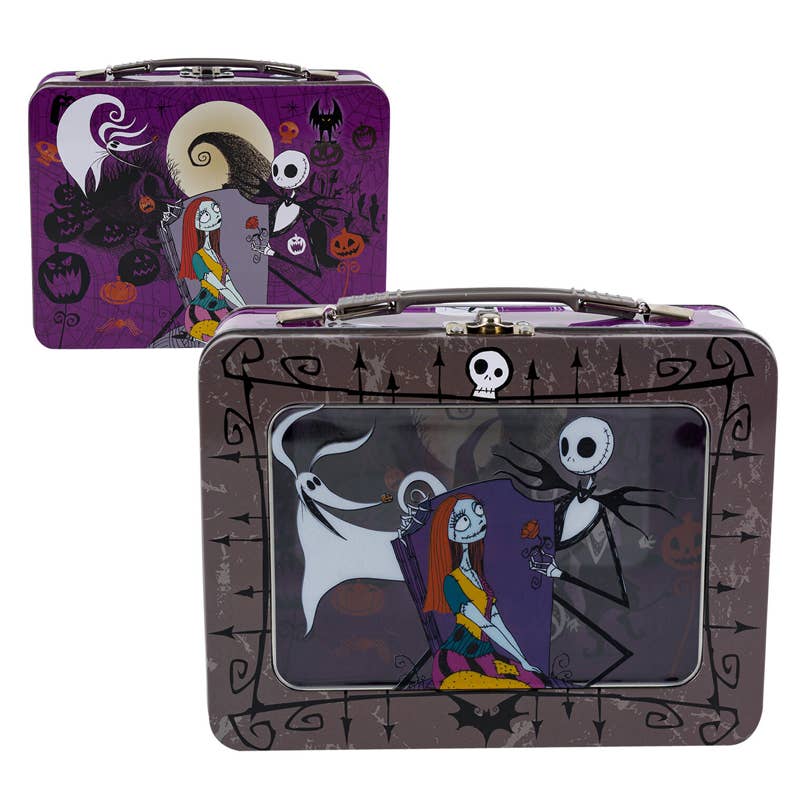 Deluxe Import Trading – wholesale Lunch bag/box – Kids – The Nightmare Before Christmas Window Tin Lunch Box0
