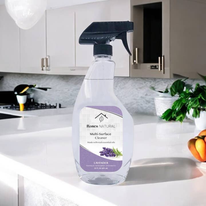 Roses Natural - Vente Nettoyant multi-surface - Nettoyant naturel pour surfaces multiples | Nettoyant à usage entièrement naturel4