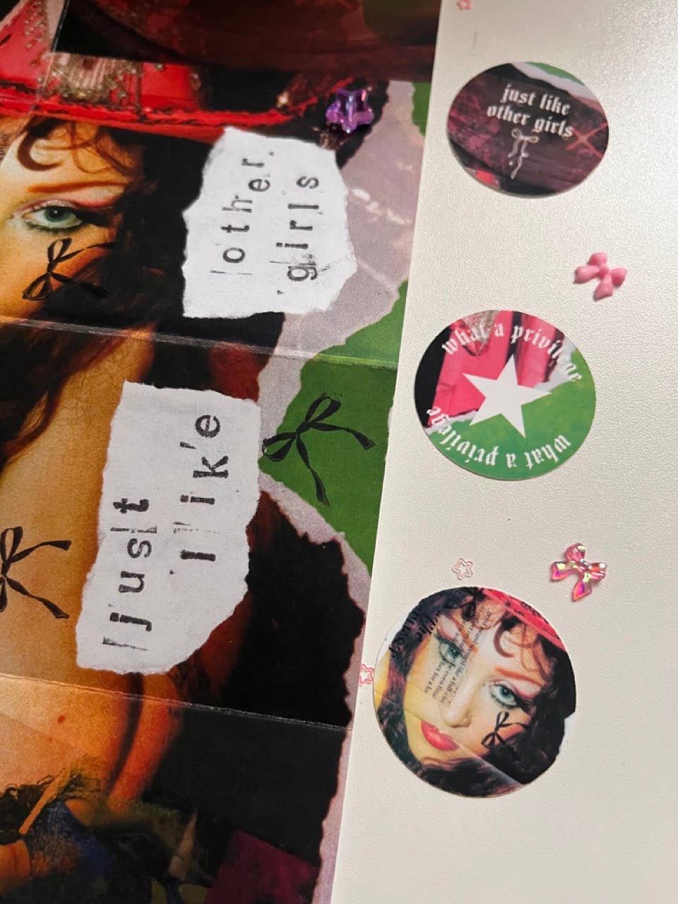 Bre’s Tiny Print Shop - Wholesale Sticker - What a Privilege Mini Zine with Stickers1