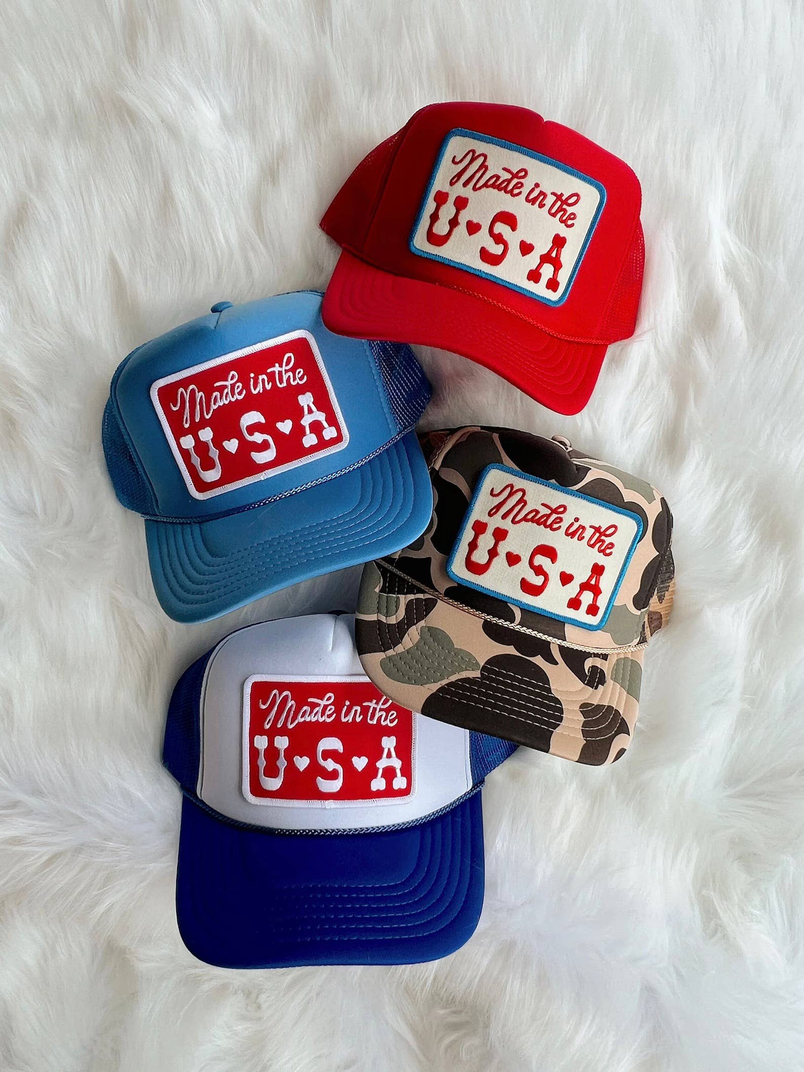 Wilder Made - Vente Casquette de camionneur – femme - Chapeau Patch Trucker fabriqué aux États-Unis9