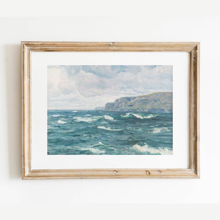 Sea to Skye - Wholesale Art Print - North Sea Coast Antique Art Print3