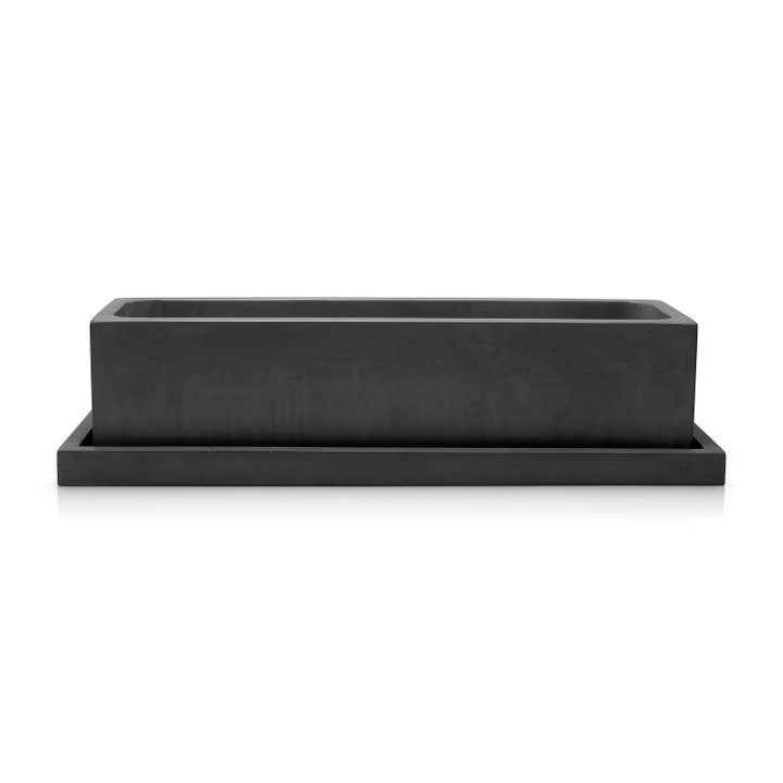 Port Living Co. - Wholesale Planter Box - Concrete Rectangle Planter