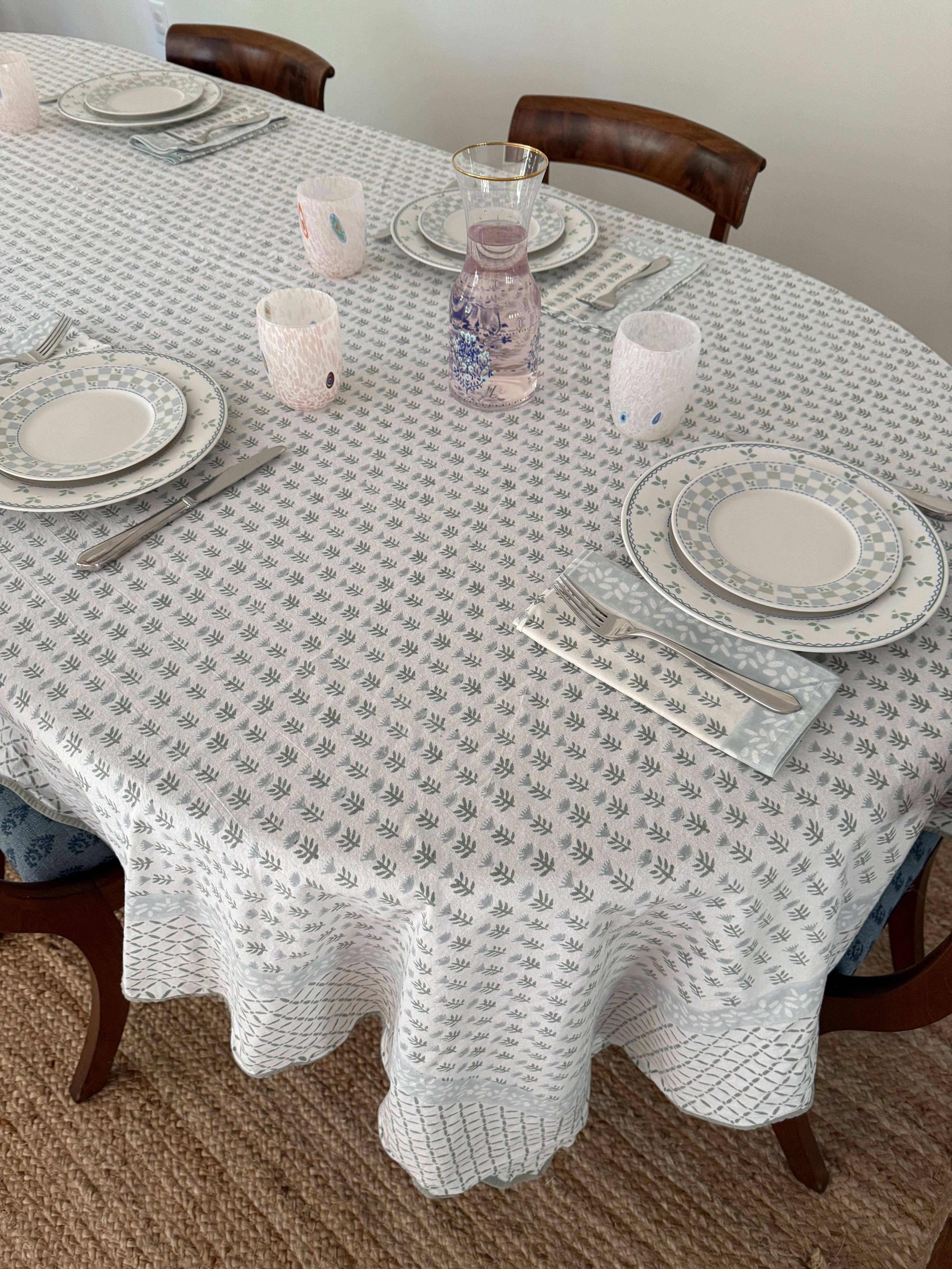 Ceae Shop - Wholesale Tablecloth - Claire Tablecloth in Serene3