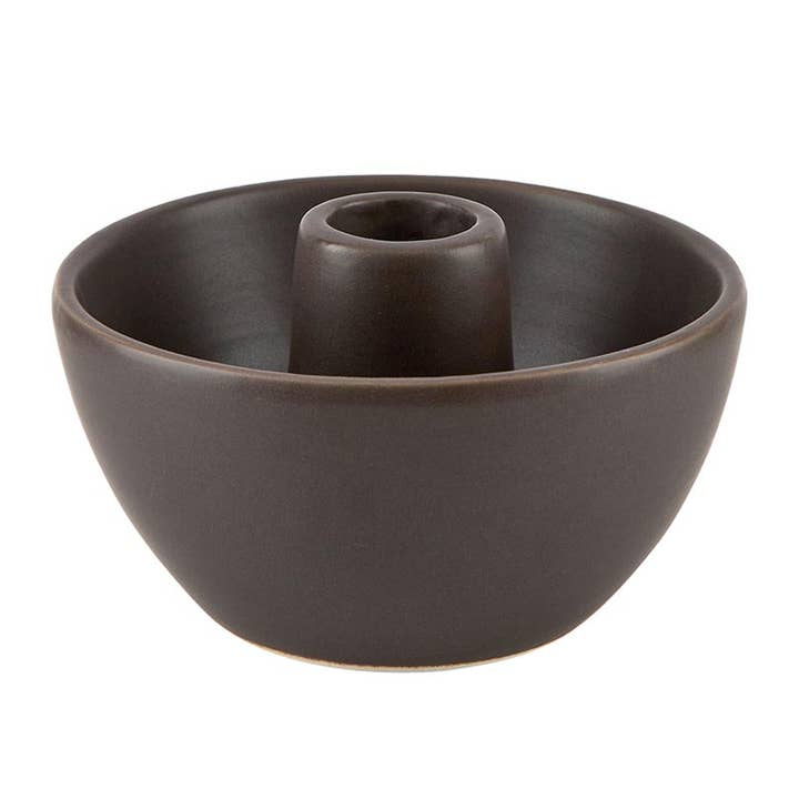Brown Taper Candle Holder for wholesale by 47th & Main (Creative Brands)