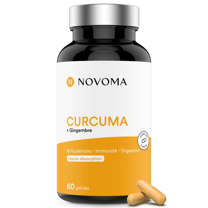 Curcuma 60 gélules pour la vente par Novoma