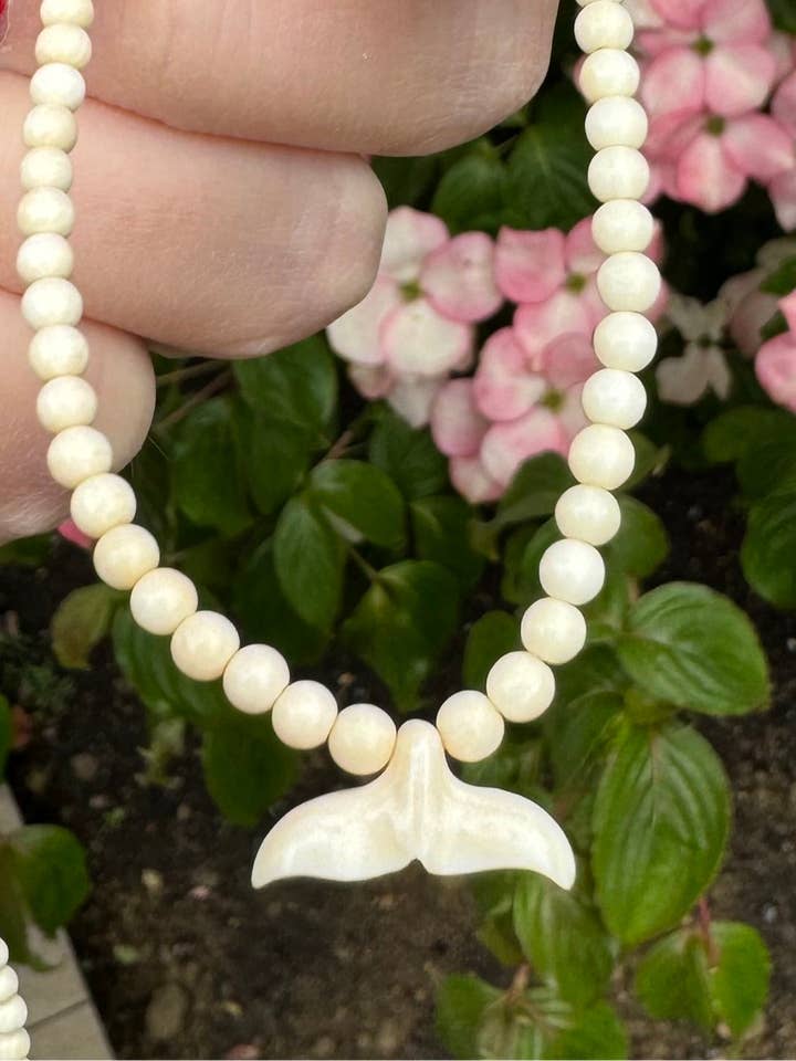 Mini Whale Tail Necklace for wholesale by Ivory Jacks