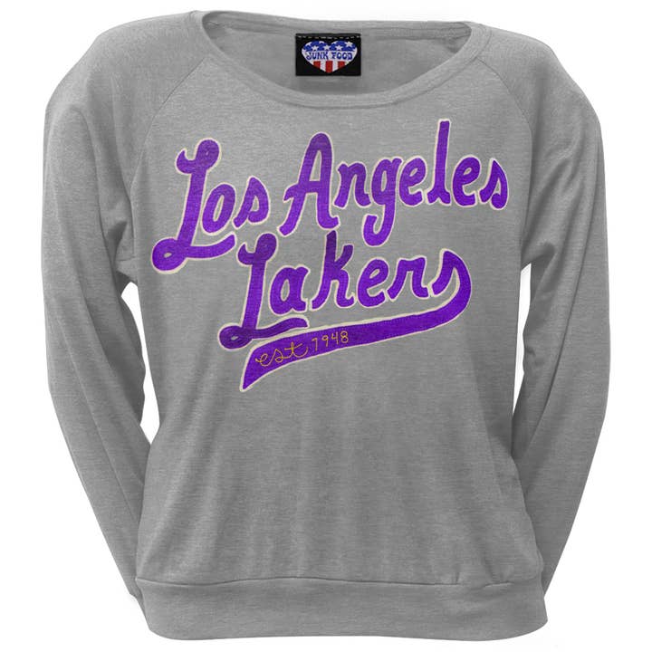 Sweat-shirt athlétique pour femmes juniors Los Angeles Lakers pour la vente par Official Store