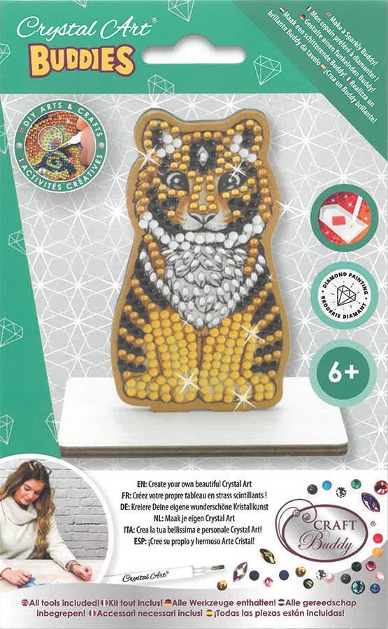 Outset Games and Cobble Hill Puzzles - Wholesale DIY Craft Kit - Full Display - CA Buddies: Fantasy (assorted 30 in PDQ)1