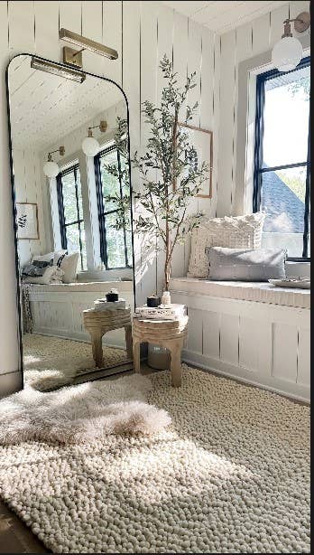 Rich Class Decor - Wholesale Area Rug - Boucle Ivory Natural wool Texture Bespoke Rug1