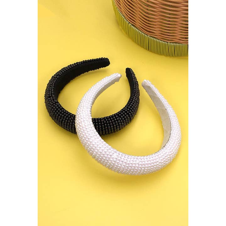 JOSSLYN by wall to wall - Vente Bandeau – femme - BANDEAU EN PERLES DE QUALITÉ | 40HB1253