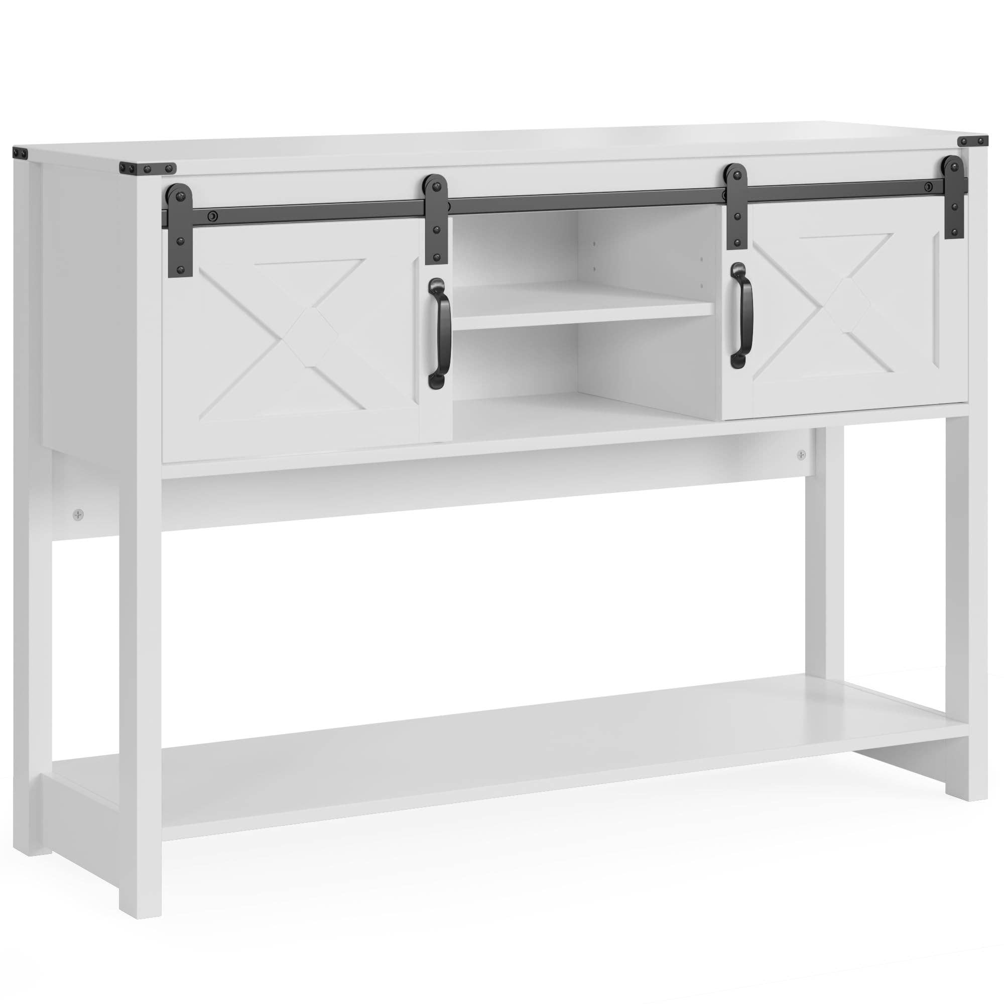 Heynemo - Wholesale Console Table - Farmhouse Entryway Table with Storage, 46" Console Table8