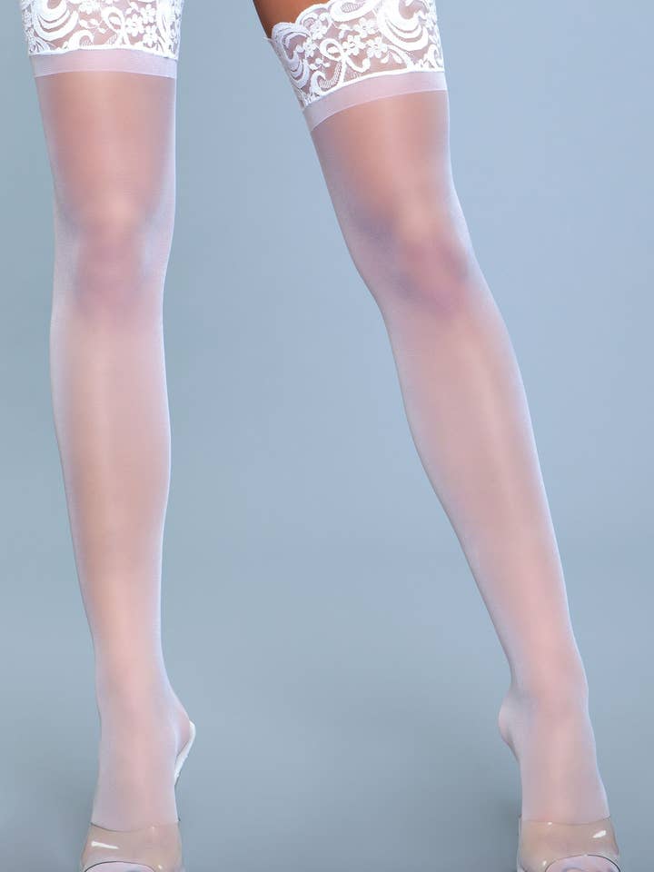 BeWicked - Wholesale Stockings - Women's - 1919 Lace Over It Thigh Highs1