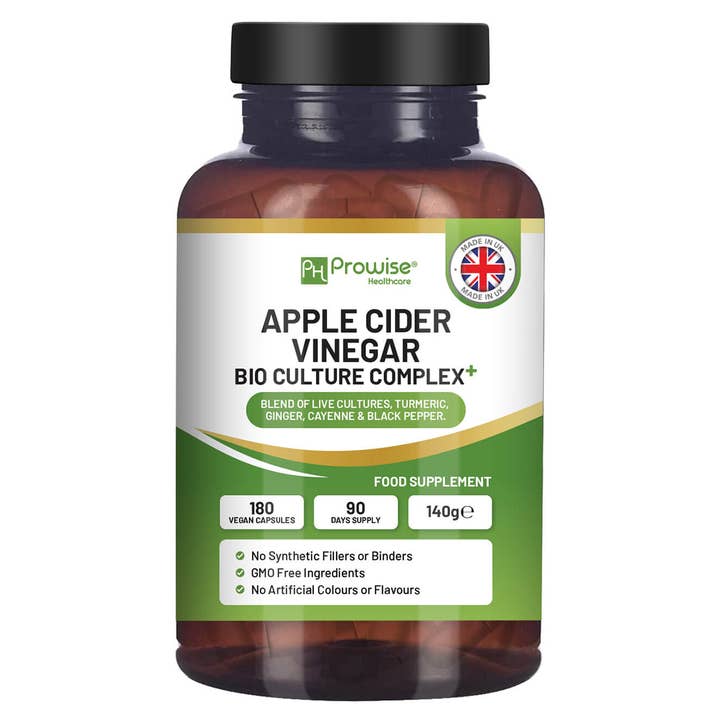 Prowise Healthcare – Engroshandel Kosttilskud og vitaminer – Æblecidereddike komplekse kapsler 1300 mg 180 kapsler | V