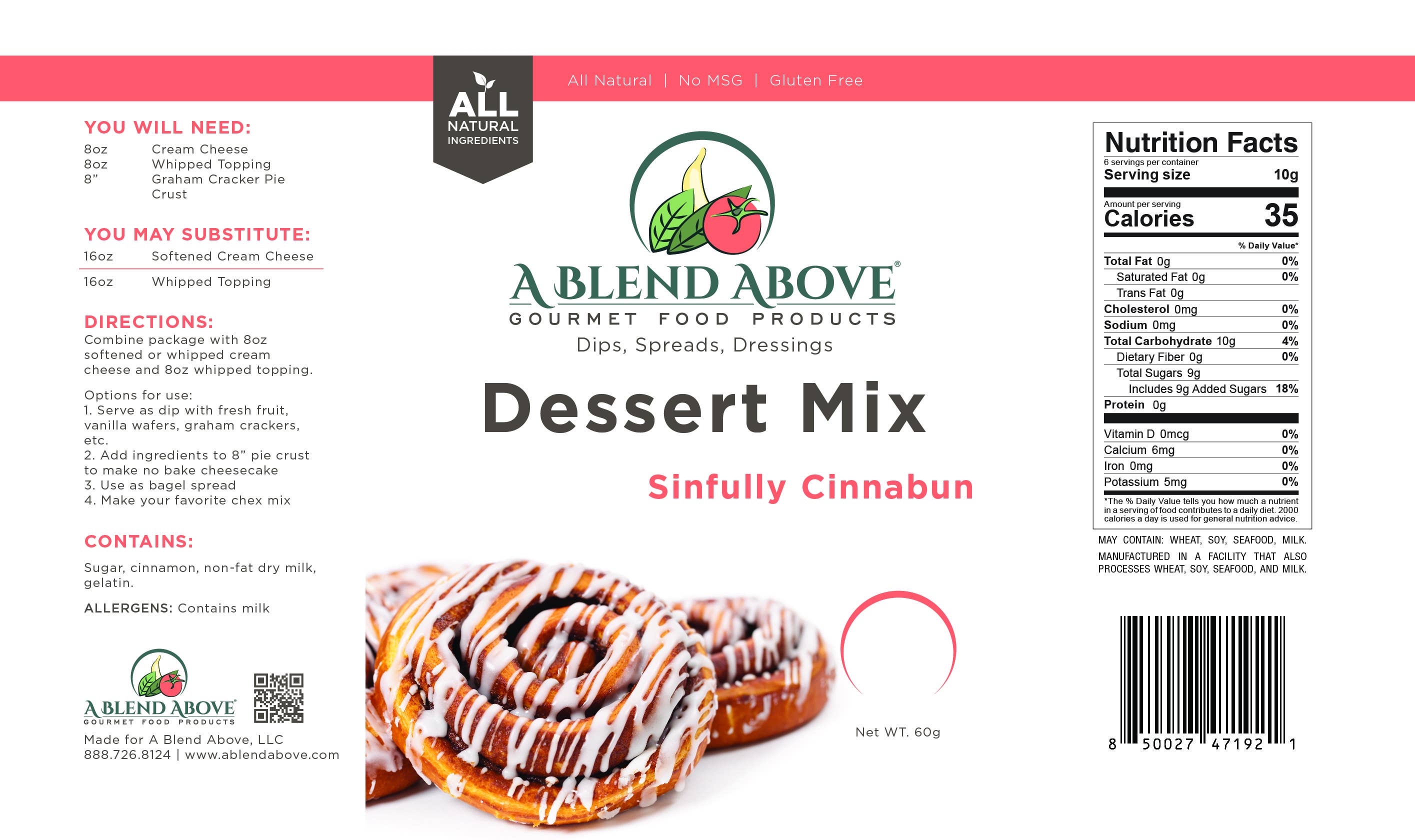 A Blend Above - Wholesale Cake Mix - Sinfully Cin-a-bun1
