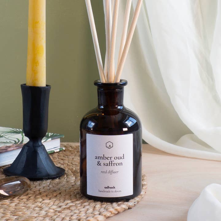 Amber Oud & Saffron Reed Diffuser for wholesale by Adhock Homeware