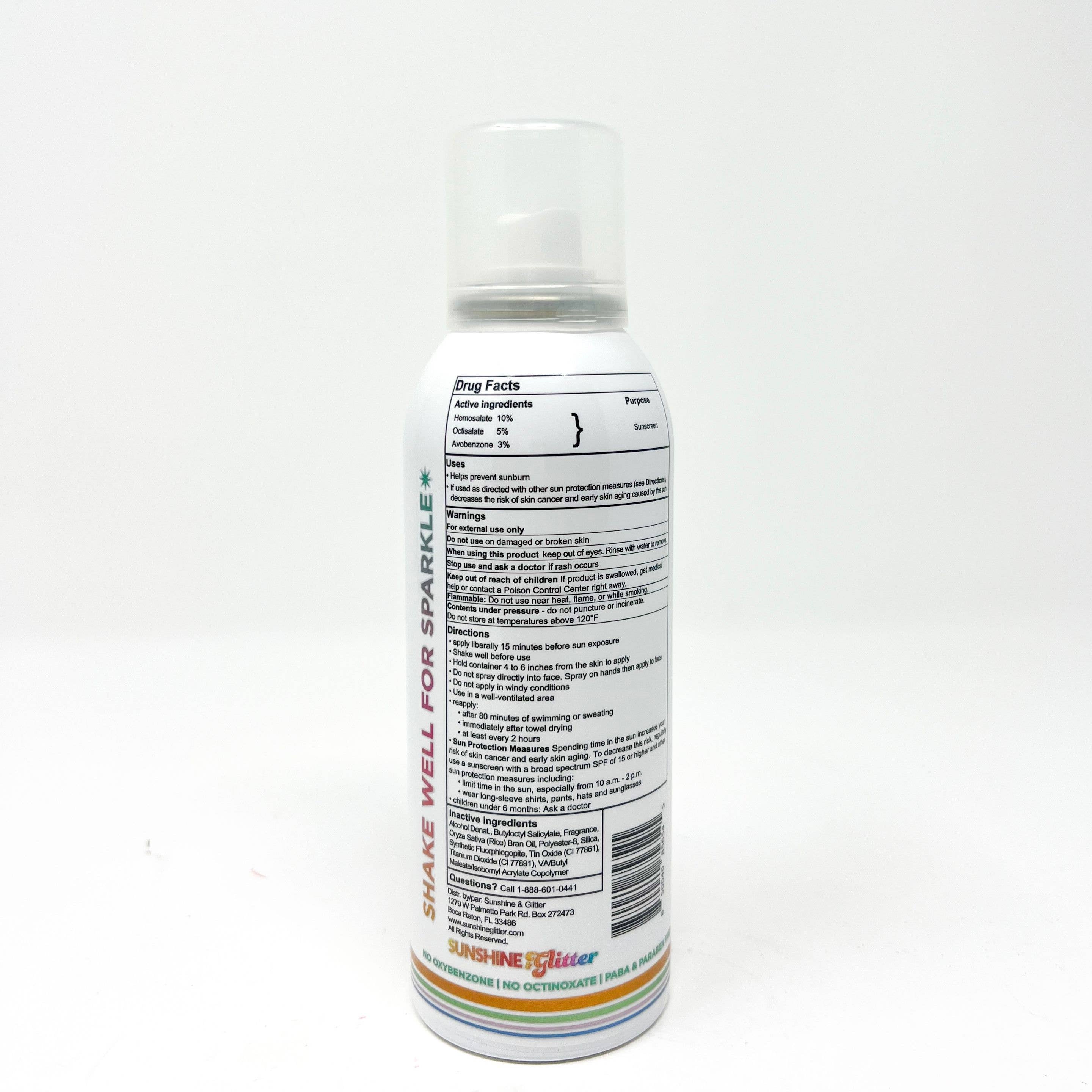 Sunshine & Glitter - Wholesale Sunscreen - Sunshine & Glitter SPARKLE SHIMMER Sport SPF 50 Mist1