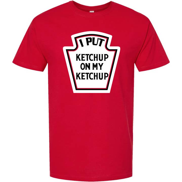 Ketchup T-Shirt for wholesale by Jailbird Designs