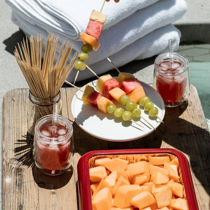 Fancy Panz - Wholesale Casserole Carrier - Square Set - 8x8 Pan Frame w/ Lid & Serving Spoon - Red3