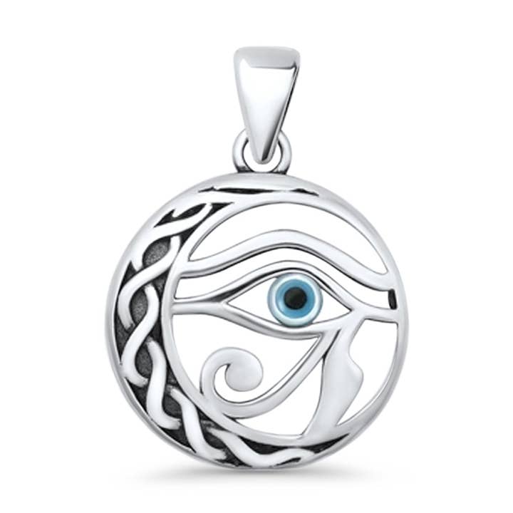Colgante Ojo de Horus y Mal de Ojo Oxidado para venta al por mayor de Blue Apple Imports