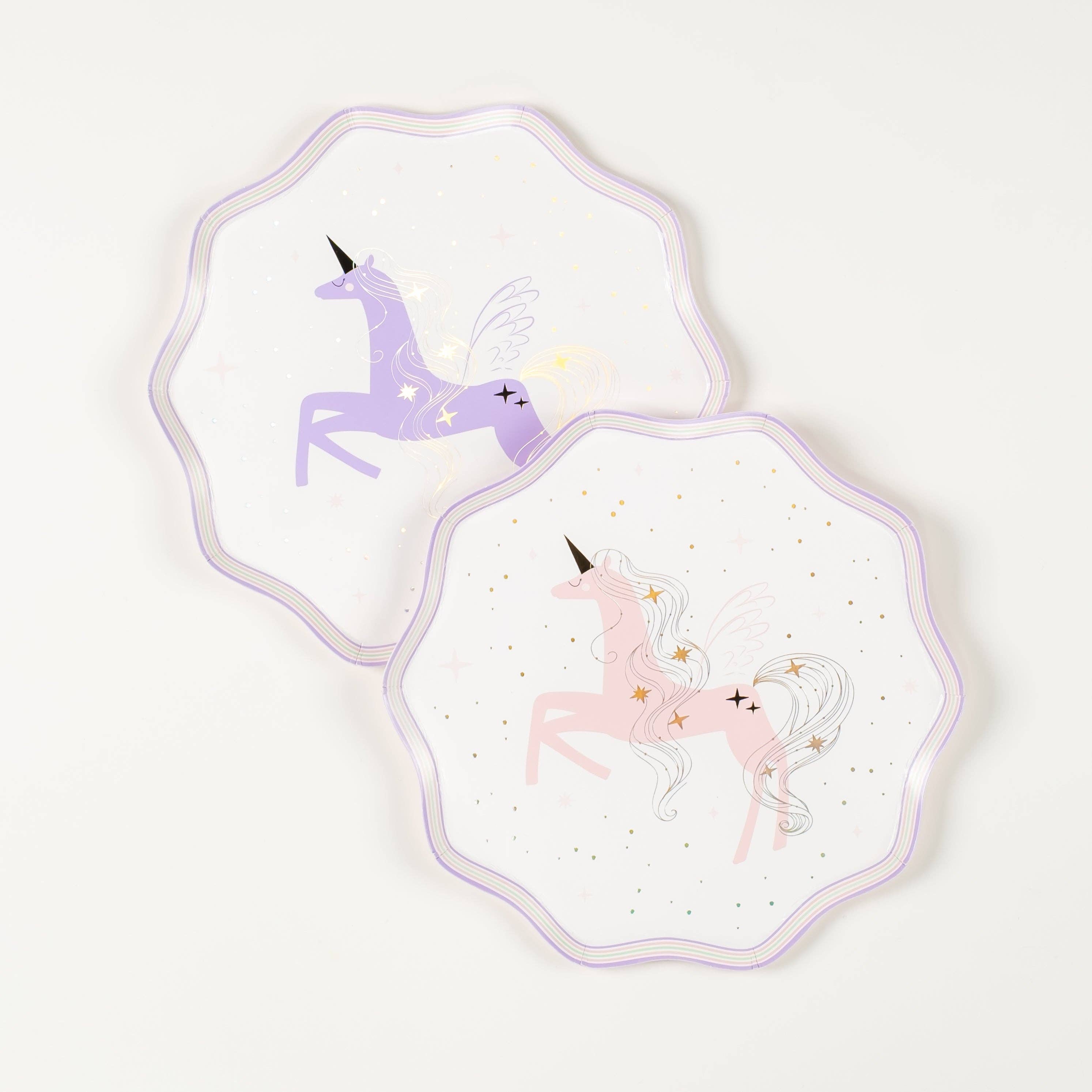 Gatherings by Curated Paperie - Wholesale Disposable Plate - UNI25-DP5- Unicorn Small Plates6