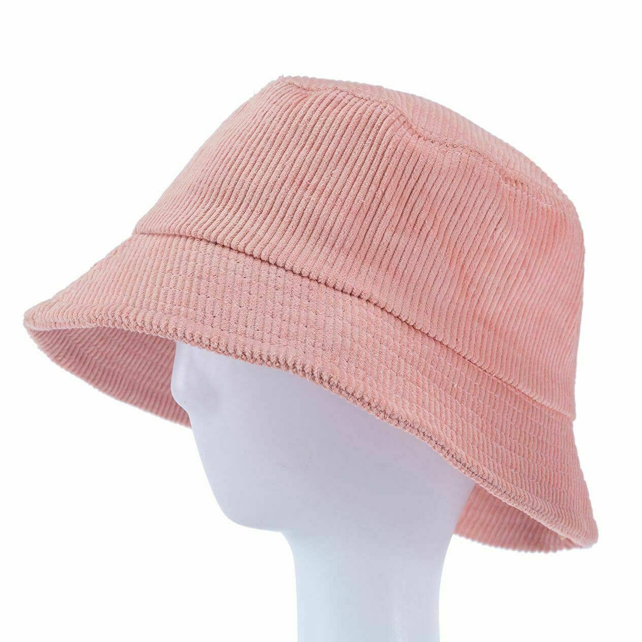 Diacly – wholesale Bucket hat – Women's – Woman Solid Color Corduroy Bucket Hat5