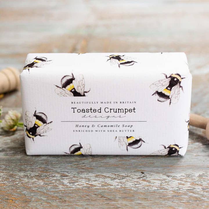 Honey & Camomile Soap (Bee Collection) for wholesale by Toasted Crumpet
