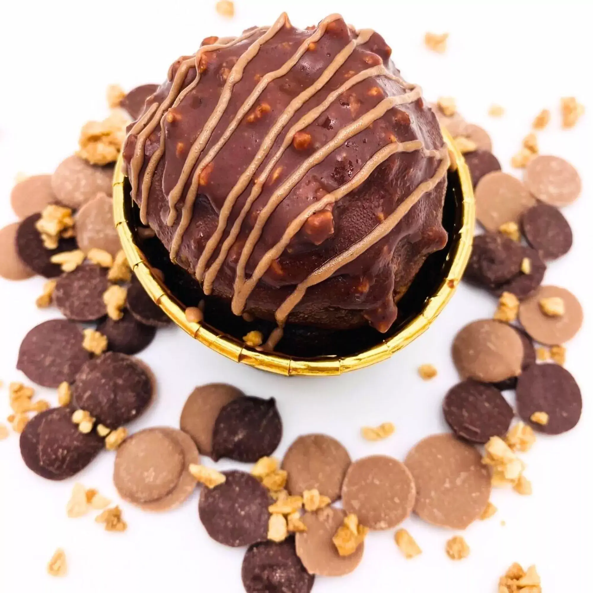 Purecake - Wholesale Chocolate Covered Sweets - Chocolate Marble Cupcake – A Melting and Crunchy Delight 🍫0