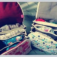 Sin + Underwear – Engroshandel Toilettaske - Dame – Geometriske figurer toilettaske2