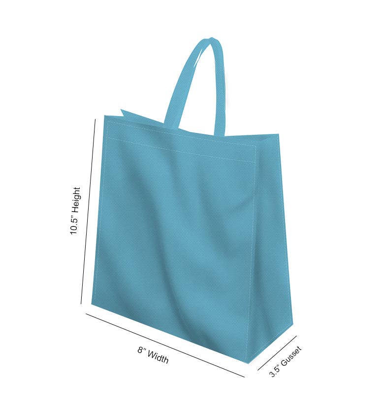Non Woven Totes - Wholesale Tote Bag - Unisex - Reusable Heavy-Duty Non-Woven Tote Bag - 8x10.5x3.5 | Custom Printed Power Tote Bags21