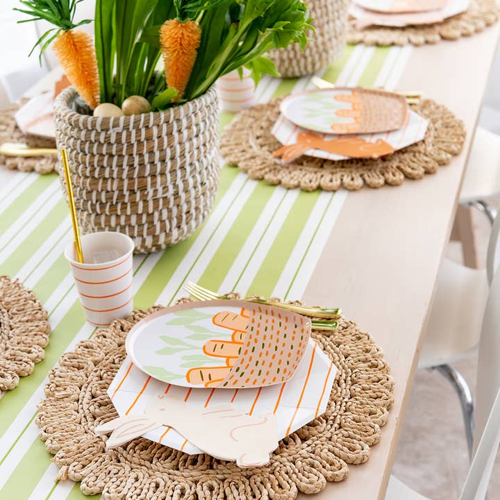 Jollity & Co. + Daydream Society - Wholesale Disposable Plate - Bunnies In The Garden Small Basket Plates