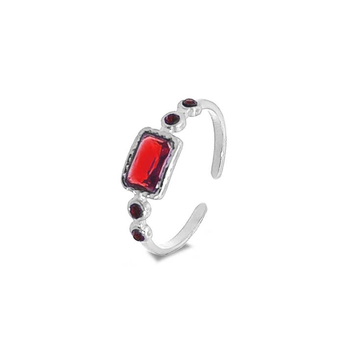 AMORINO SRL – Anel multi-pedra por atacado – Anel Zircónia Ajustável - YG2348E325 (ARG)1