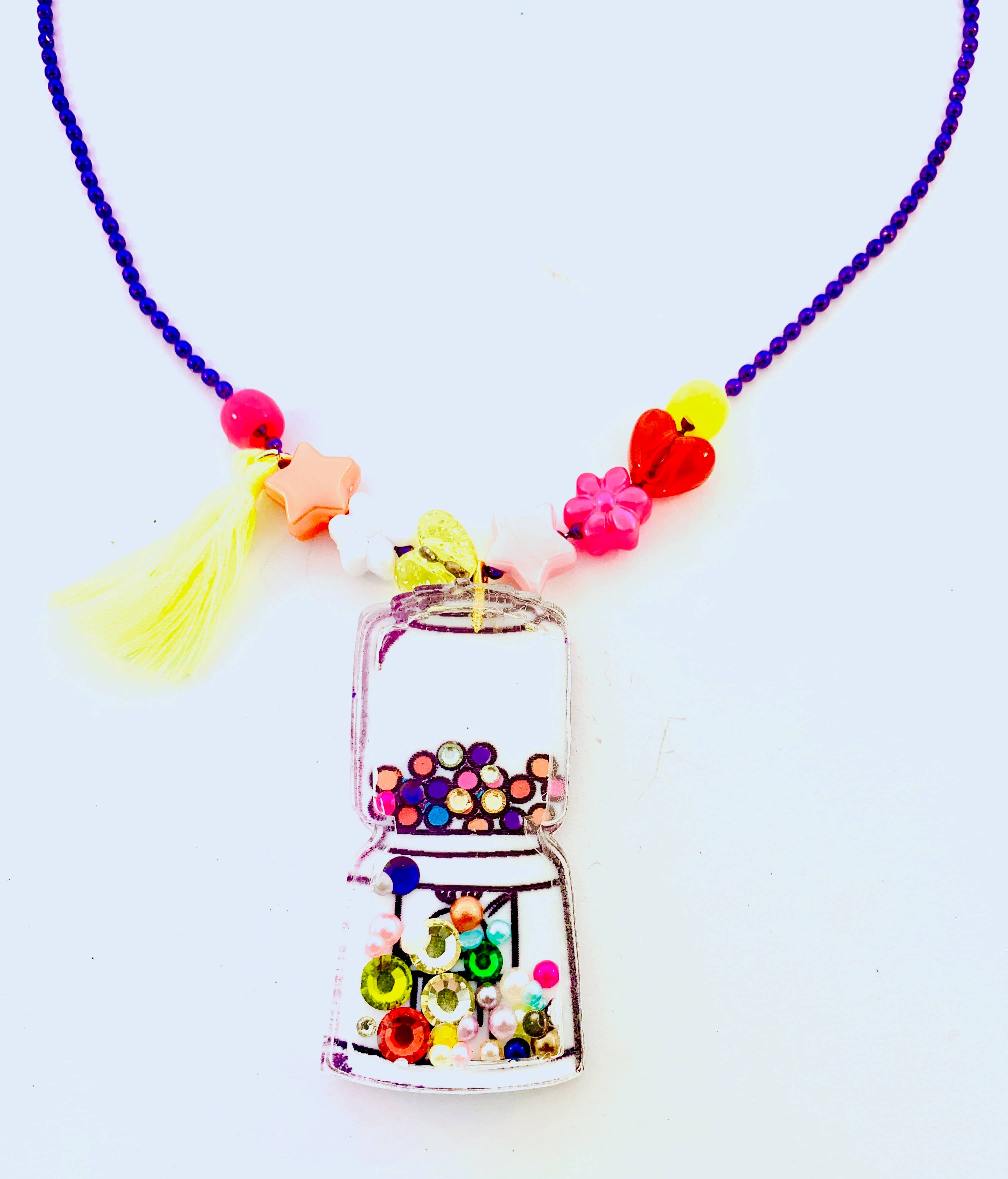 Sadie’s Moon - Wholesale Kids Necklace - Kids - Gumball Shaker Charm Ball Chain Necklace2