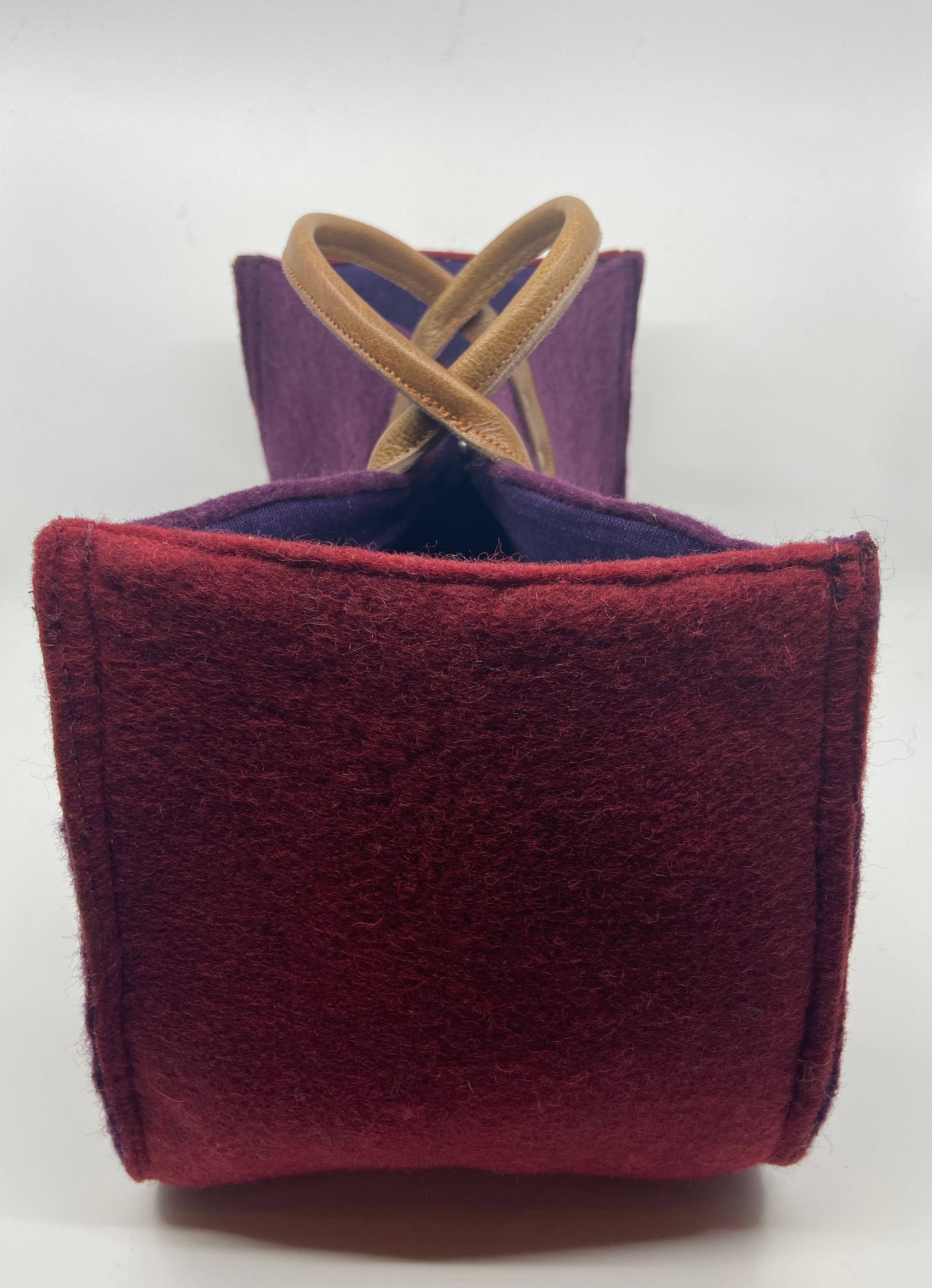 Fibres of Life - Wool & Felt - Wholesale Tote Bag - Women's - The Grab-&-Go Carry All | Felt Wool Tote Bag | Soft Yarn Bag43