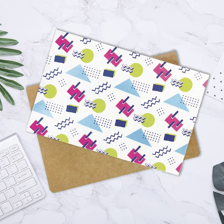 Tiny Mills - Wholesale Everyday Greeting Card - 80's Themed Retro - 36 Pack Assorted Greeting Cards7