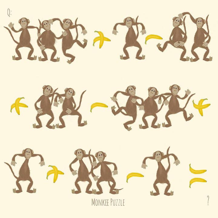 Rompecabezas mono para venta al por mayor de Sophie Morrell