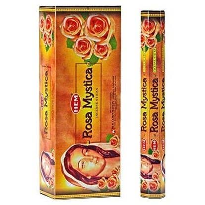 HEM - Bâtonnets d'encens carrés Rosa Mystica pour la vente par Designs by Deekay Inc.