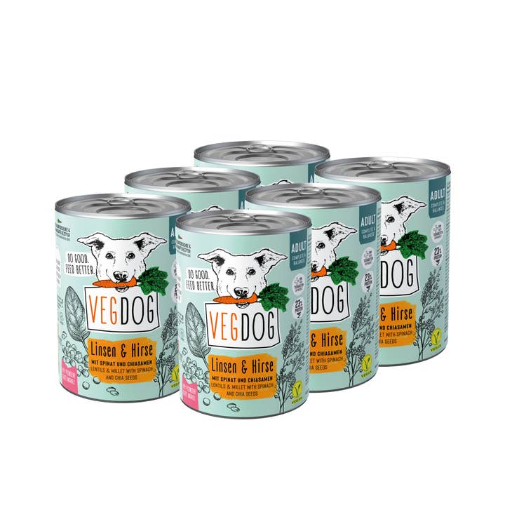 VEGDOG - Wholesale Pet Food - Dog - ADULT Lentil & Millet3