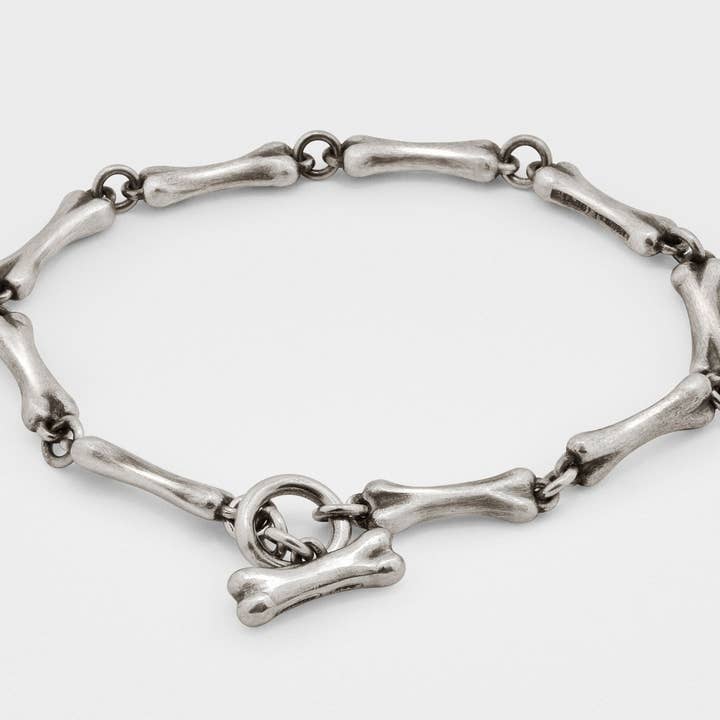 Bones Bracelet in Sterling Silver for wholesale by Snake Bones